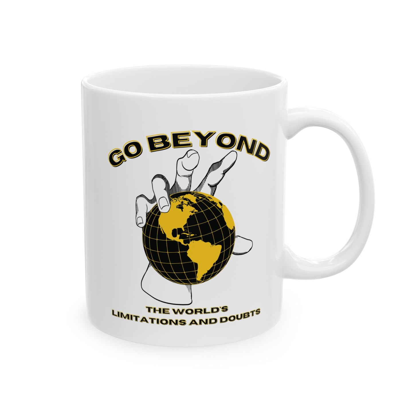 Go Beyond Ceramic Mug, (11oz)
